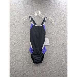 *NWT* Dolfin Women's Reliance Black/Purple/White Colorblock DBX Back size 30